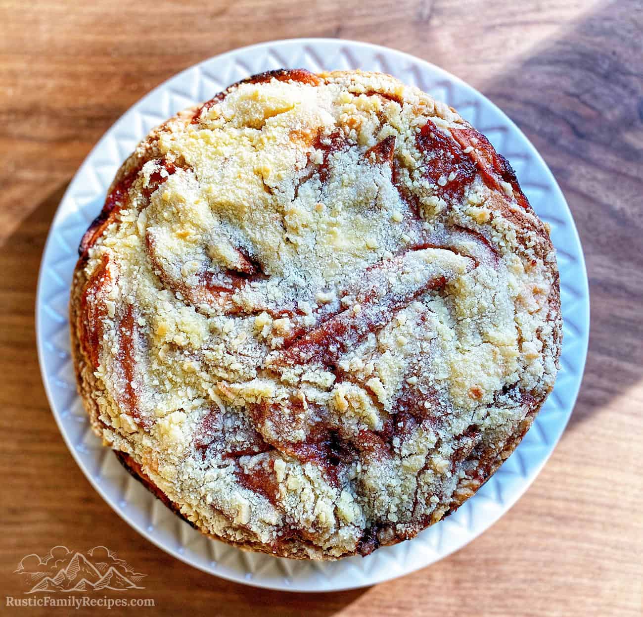 quick and easy apple crumb cake