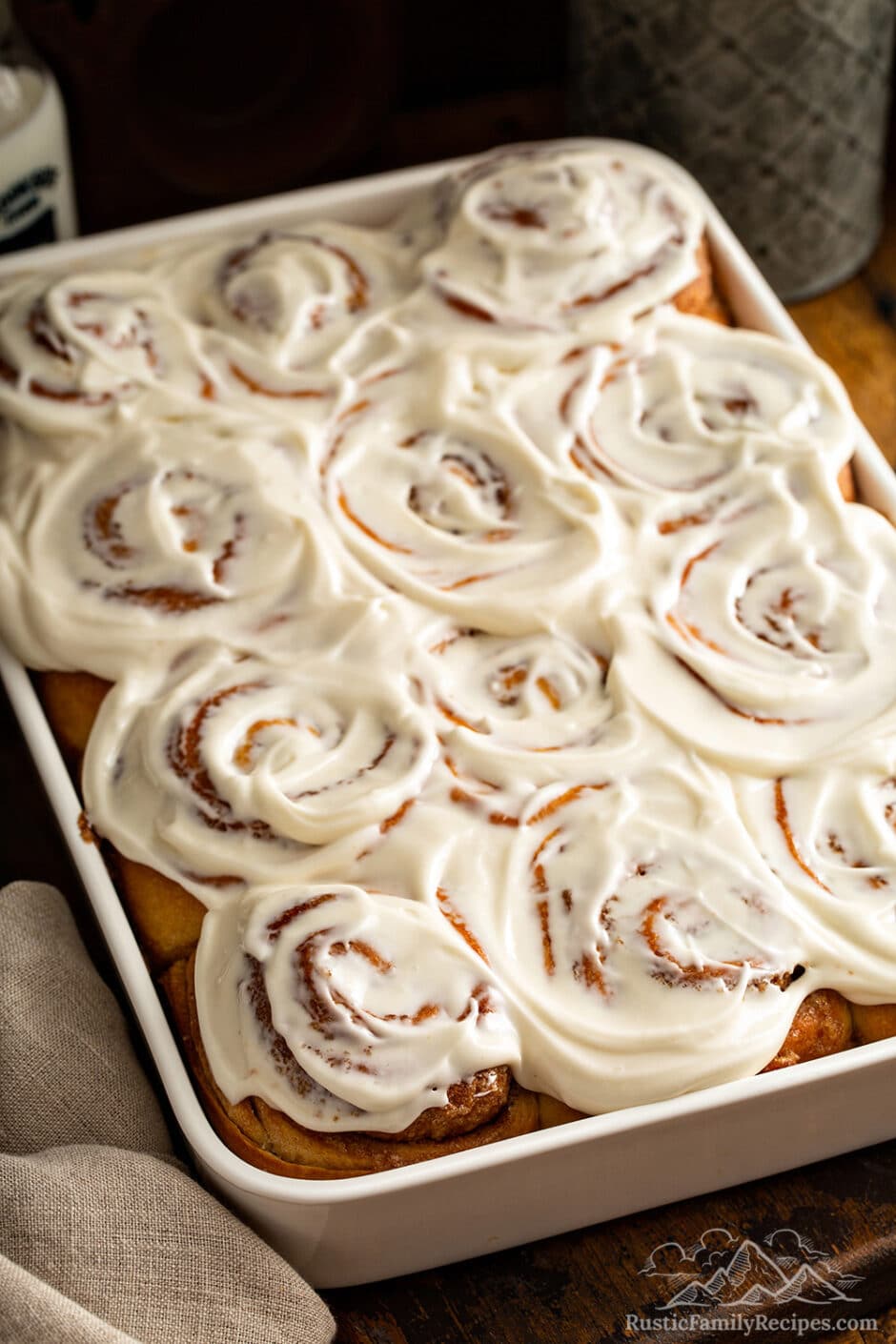 Fluffy Homemade Cinnamon Rolls Rustic Family Recipes