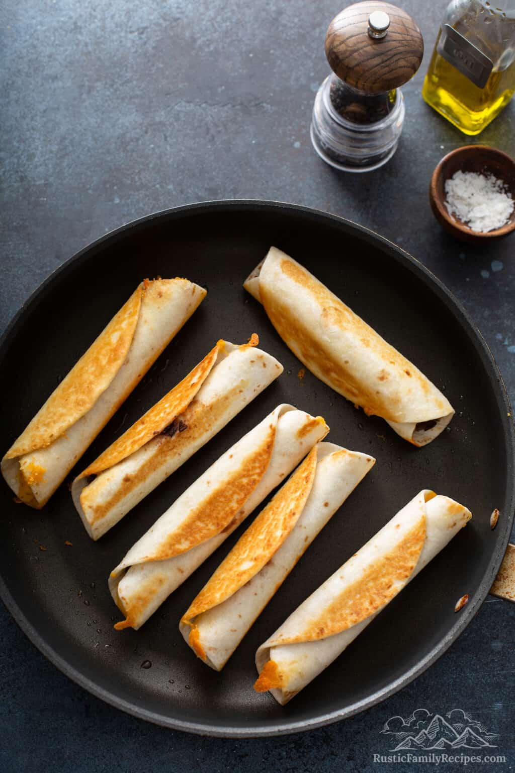 Crispy Black Bean Flautas Rustic Family Recipes