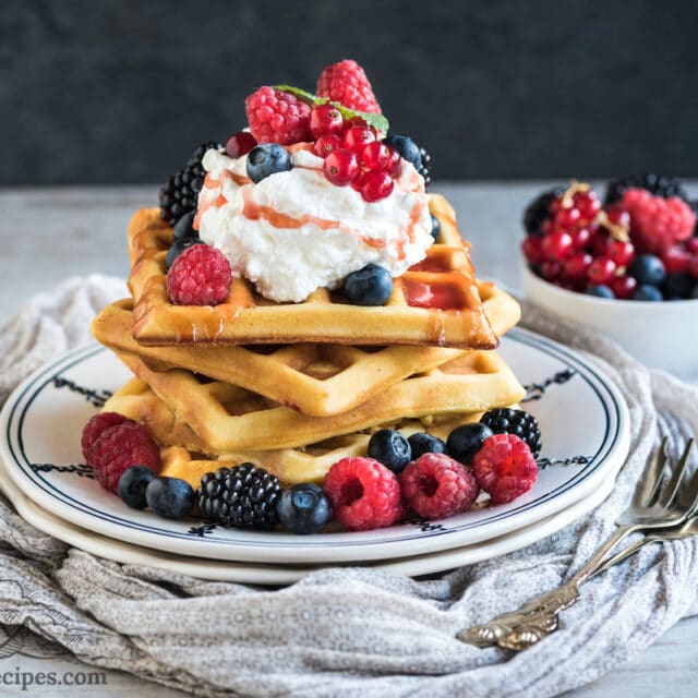 Easy Sourdough Discard Waffles Rustic Family Recipes