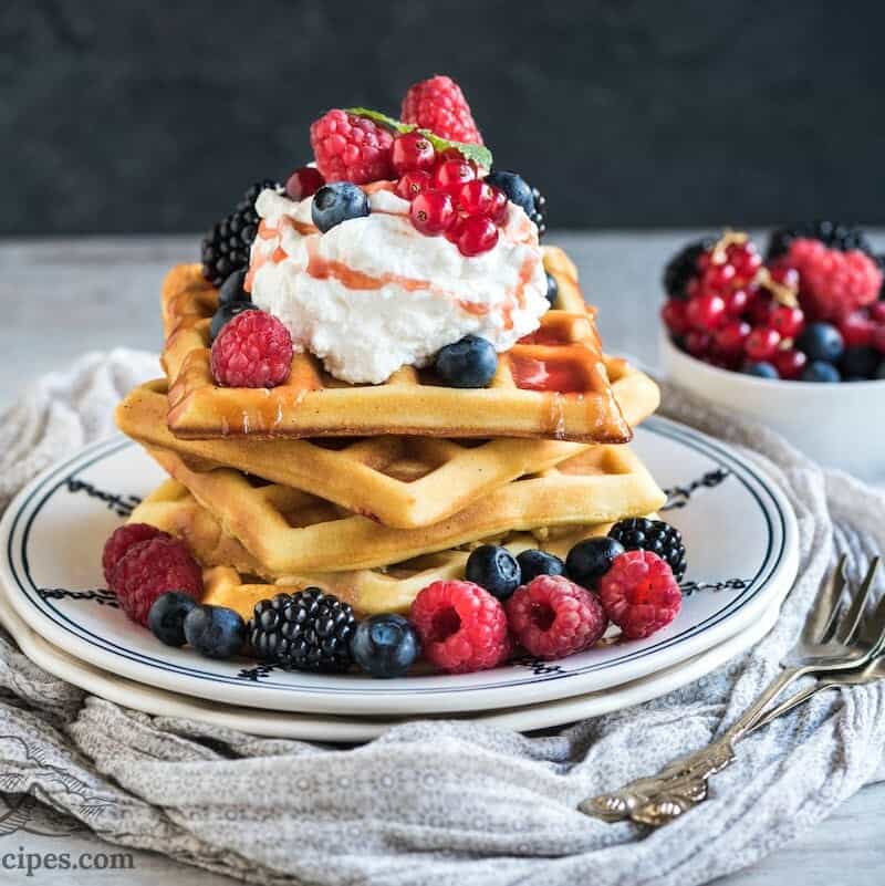 Easy Sourdough Discard Waffles Rustic Family Recipes