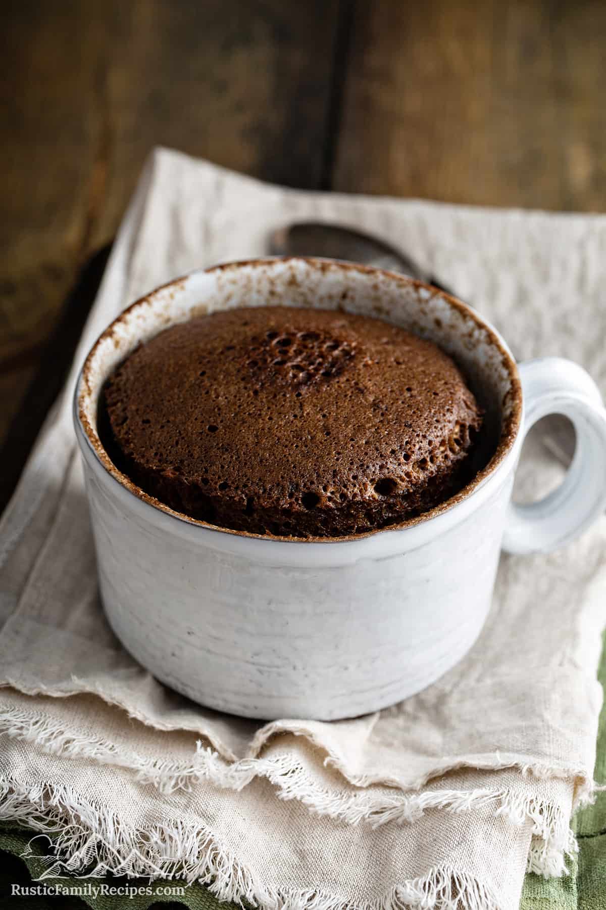 Easy Nutella Mug Cake - Baked by an Introvert