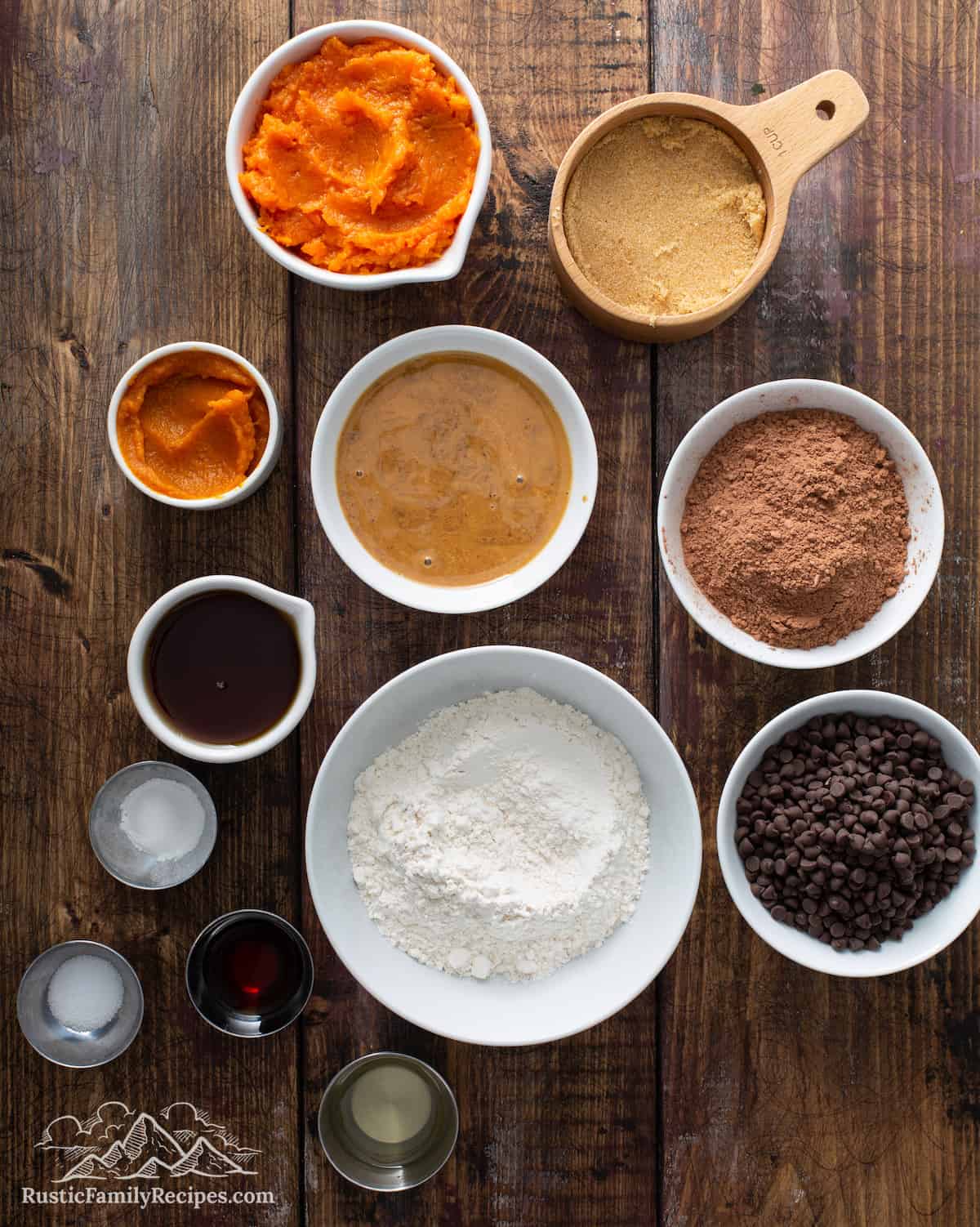 Vegan Brownie Ingredients
