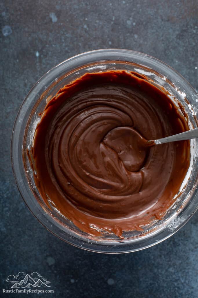 Chocolate microwave frosting