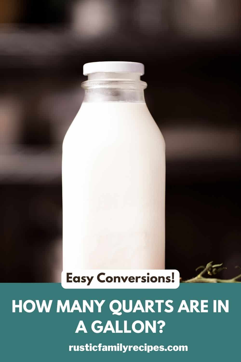A quart of milk in a jar