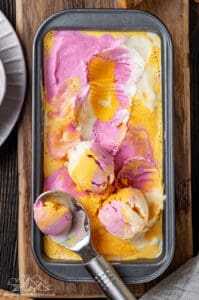 Rainbow Sherbet with FRESH Fruit | Rustic Family Recipes