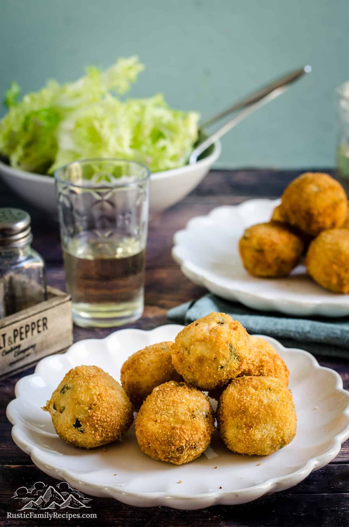 Risotto Cakes with Italian Fontina & Black Truffles