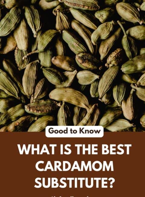 Close up of cardamom pods