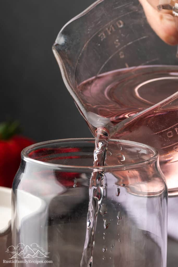 Pouring Ocean Spray cranberry juice