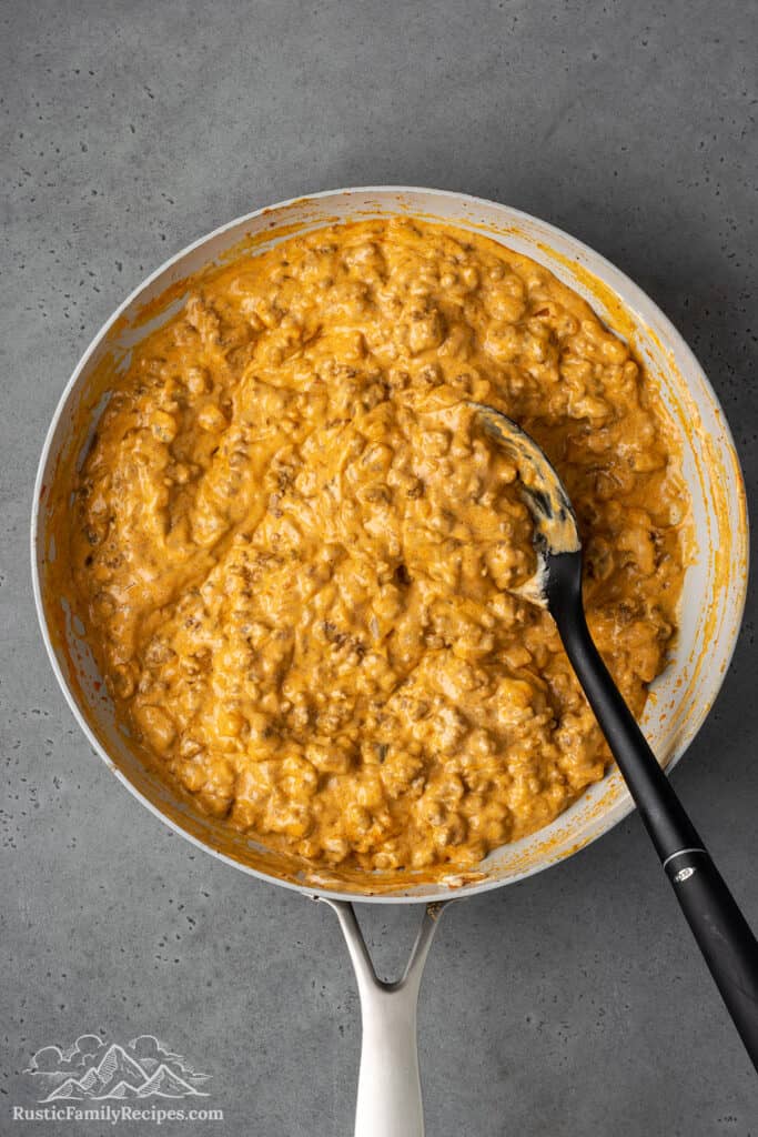 Ground beef mixture for doritos casserole