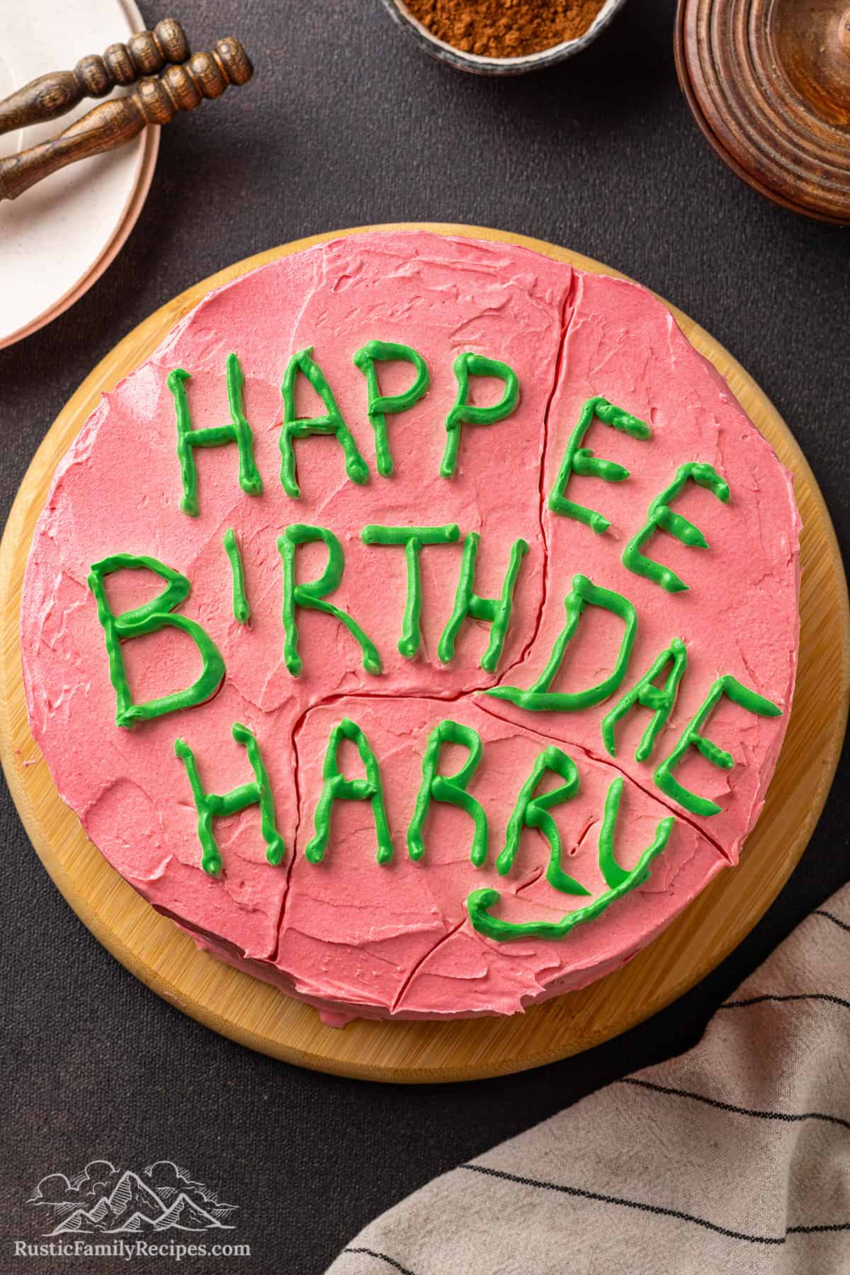 Wizard Party Cake Topper - Black Harry Potter Inspired Happy Birthday Cake  Witch Decoration : Amazon.ae: Grocery
